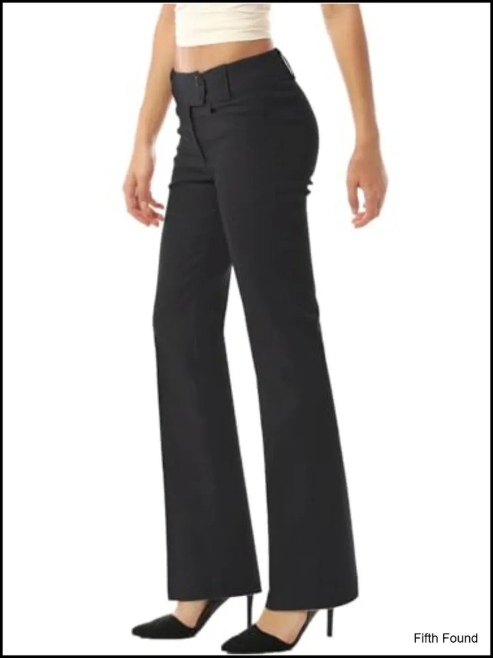 Stretch Bootcut Dress Pants for Work with Pockets